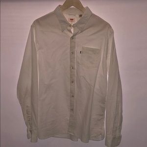 Levi’s long sleeve white button down